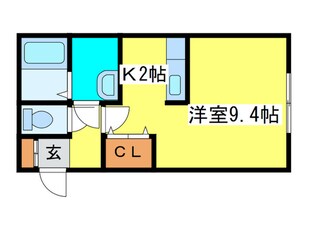 アビタ円山の物件間取画像